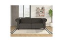 Sovesofa Felix 236x87x83 cm Antrasitt Mikrofiber/Tre/Metall   236x87x83 cm Antrasitt Mikrofiber/Tre/Metall