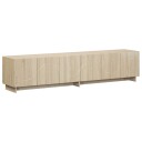 vidaXL TV benk 179.5 x 34.5 x 40 cm Sonoma eik Konstruert tre