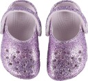 Crocs Classic Chunky Glitter Clog T   Purple   22/23
