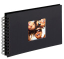 Walther Fun Spiralalbum Svart - 23x17 Cm (40 Svarte Sider / 20 Ark)