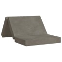 vidaXL Sammenleggbar sofabed 80 x 67 x 45 cm Lysegrå