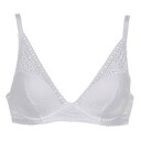 Passionata BH Holala Plunge T-shirt Bra Hvit nylon E 75 Dame