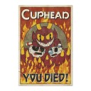 Cuphead Plakat You Died - 91,5 x 61 cm