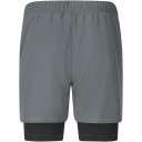 Virtus Zayne v2 2in1 Treningsshorts Herre Grå S