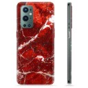 OnePlus 9 Pro TPU-deksel Rød Marmor