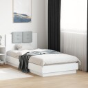  Sengeramme med hodegavl hvit 90x190 cm konstruert tre 8721012277038