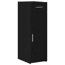  Sideboard Svart Eik 30x42,5x93 cm Ingeniørtre