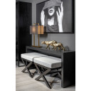 Homefactory Pall/fotskammel med kryssbein 148902 1