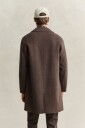 Gant Handstitched Wool/Cashmere Top Coat Shadow Brown