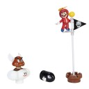 Nintendo Super Mario Cloud Diorama Lekesett med 6 cm Figurer