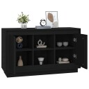 vidaXL Skjenk svart 102x35x60 cm konstruert tre