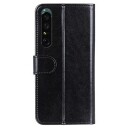 Sony Xperia 1 IV Lommebok-deksel med Magnetisk Lukning Svart