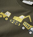 Name It Collegegenser   NmmVugo   Olive Natt/Gravemaskin   Name It   4 år (104)   Collegegenser Armygrønn Gul