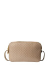 Calvin Klein Emblem Aop Elongated Camera Bag   Beige   ONE SIZE