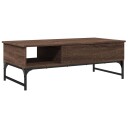  Salongbord brun eik 100x50x35 cm konstruert tre og metall 8721012479340