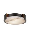 Melange X Large Flush Mount Bronze