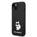 Karl Lagerfeld Silikon Choupette Mobildeksel til iPhone 14 Plus Svart
