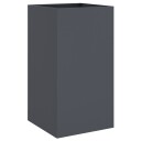 vidaXL Plantekasse hvit 42x38x75 cm stål