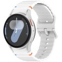 Silikonarmbånd for Samsung Watch 7 Hvit