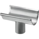 VMZINC tut for liming, halvrund renne, 0,7x280/76 mm 280x76 mm