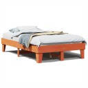  Sengeramme uten madrass voksbrun 120x200 cm heltre furu 8721158369871