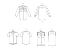 Butterick 6924- Skjorte til dame B5  8-10-12-14-16 