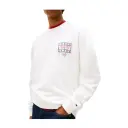 Tommy Hilfiger Herre Gensere & Hettegensere Hvit S,