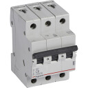 Legrand 4 stk RX³ MCB automatsikring C6 3P 3M 4,5kA