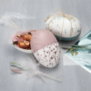 Creativ Company Dekorasjonsfolie m. blomster Gull + lilla