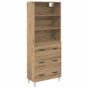  Høyskap med skuff Artisan Eik 69,5 x 34 x 180 cm Konstruert tre