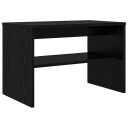  TV skap Svart Eik 60 x 35 x 40 cm Konstruert tre