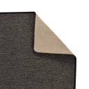 vidaXL Teppeløper sisal-utseende antrasitt 80x250 cm