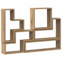  Veggboks med hylle artisan eik 96 x 12 x 64 cm Konstruert tre