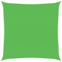 vidaXL Solseil 160 g/m² lysegrønn 7x7 m HDPE