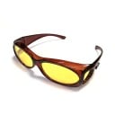 Figuretta - HD Glasses Fitover Solbriller - Cognac