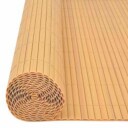 vidaXL Dobbelsidet hagegjerde 90x400 cm gul