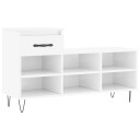  Skoskap høyglans hvit 102x36x60 cm konstruert tre 8721012114050