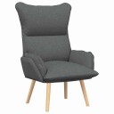  Avslappende stol Mørke grå 69 x 74 x 93 cm stoff