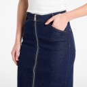 Calvin Klein Jeans Denim Zip Front Skirt Ck Classic Navy 27