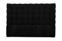 Sengegavl Boxford med Knapper 180 cm   Svart