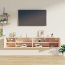 vidaXL Veggskap 2 stk 80x30x30 cm heltre furu
