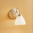 Lamkur Vegglampe Adoro med glasskjerm hvit