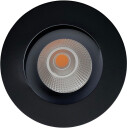 Nordesign Georgia 360 lavtbyggende downlight 7W 2700K RA97 Dimbar IP44 - Svart