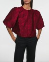 CLEO BLOUSE DEEP RED