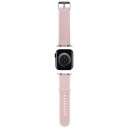 Karl Lagerfeld Pasek Karl Lagerfeld Klawlslkcnp Apple Watch 4/5/6/7/8/9/Se/Ultra 42/44/45/49Mm Stropp 3D Gummi Karl&Choupette Heads Różowy/Rosa