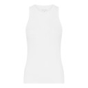 Urban Quest Bamboo Rib Tank topp hvit Størrelse: XL Kvinner