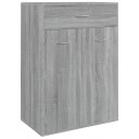 vidaXL Skoskap gr? sonoma 60x35x84 cm konstruert tre