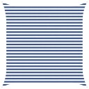 vidaXL Solskygge seil Blå og hvit 3,6 x 3,6 m 100% polyester Oxford