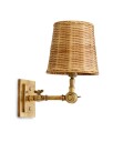 Wentworth vegglampe messing/rotting