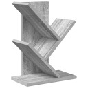 vidaXL Tre Bokhylle 3 Hyller 30 x 18 x 40 cm Konstruert tre Grå Sonoma